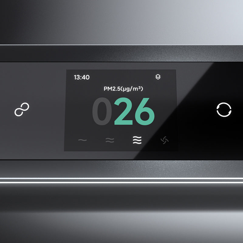 smart range hood with PM2.5 sensor