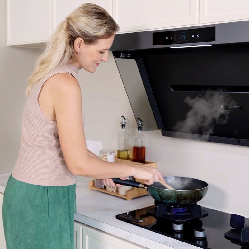 range exhaust hood for kitchen