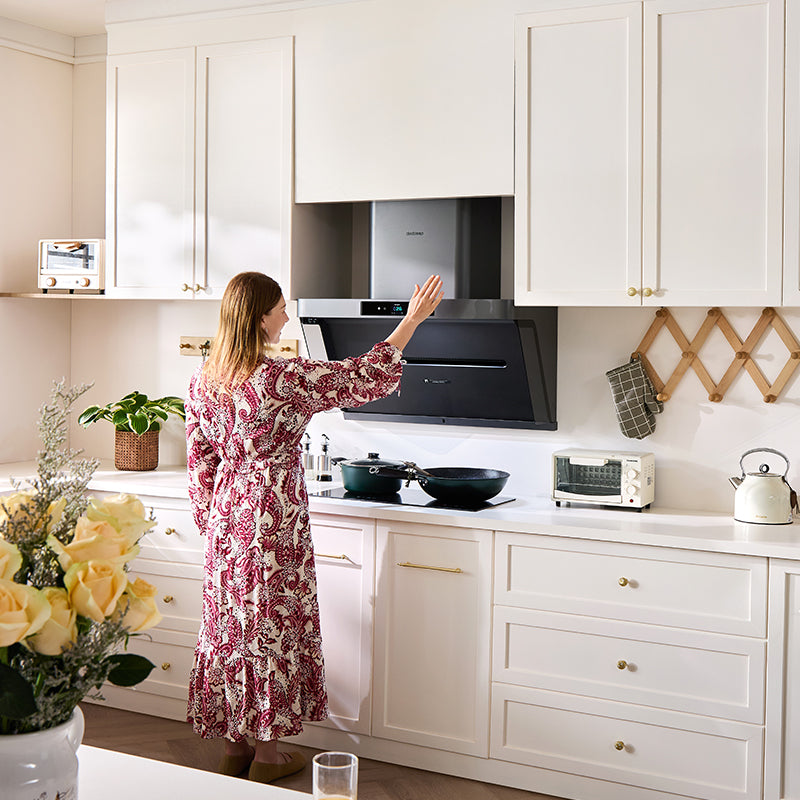smart range exhaust hood for kitchen